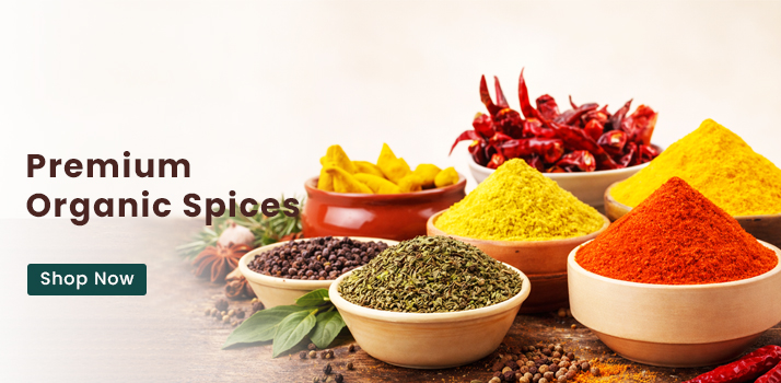 Organic Spices background
